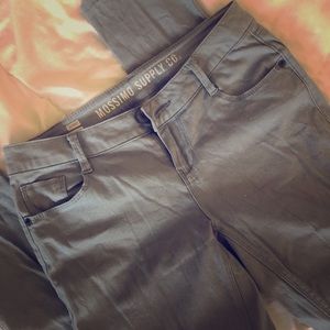 Mossimo skinny blue sparkle jeans. Size 3